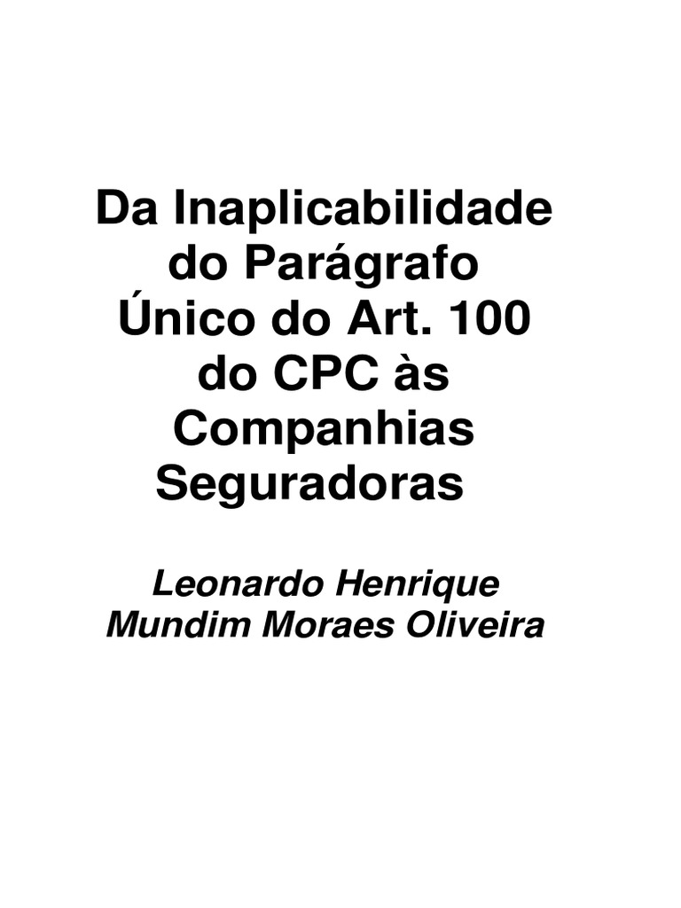 da-inaplicabilidade-do-par-grafo-nico-do-art-100-do-cpc-pdf