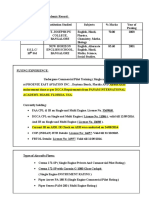 Gopesh Obalappa Pilot Resume