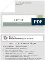 Costos I - Sesión 01 - Propósitos & Terminología de Costos