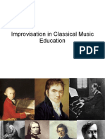 Improvisation in Classical Music Education