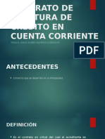 Contrato de Apertura de Crédito en Cuenta Corriente