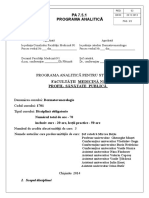 Programa Analitica MG Ro ISO