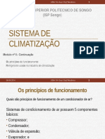 Modulo II Continuação Objectivo de Climatização