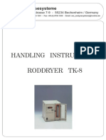 Manual Roddryer TK8