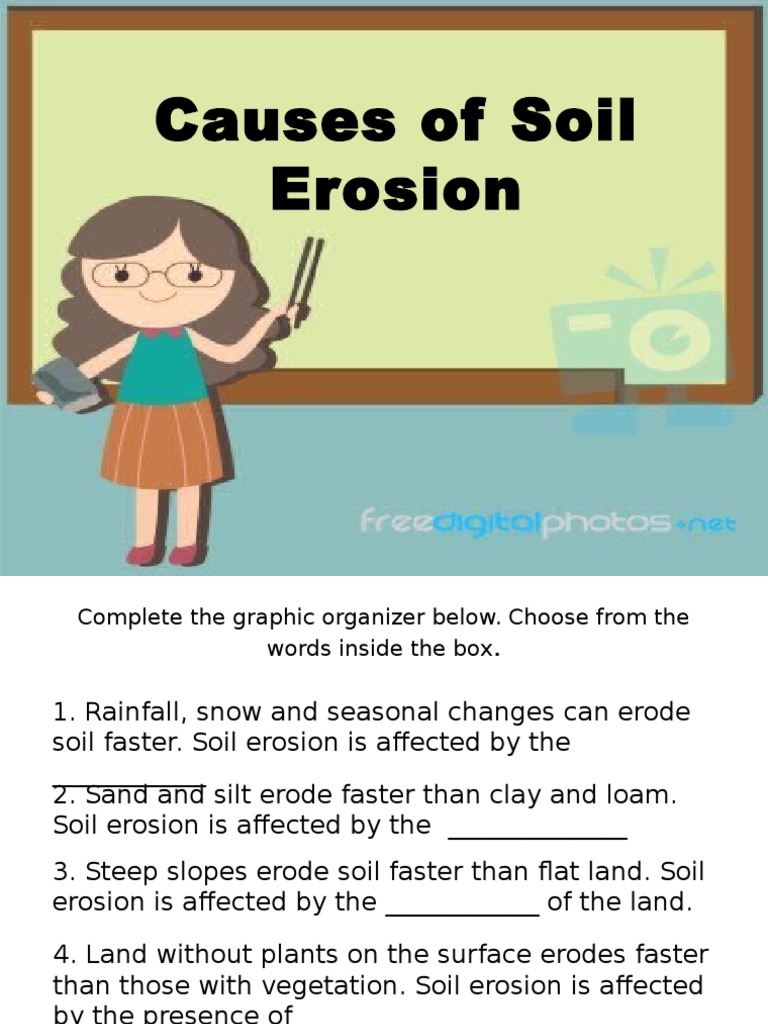 Causes of Soil Erosion | Download Free PDF | Erosion | Soil