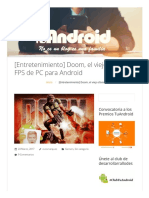 Doom, El Viejo Clásico FPS de PC para Android