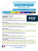 Liste Complète - Livres en Français Facile Par Niveaux - Nouvelles Acquisitions - Octobre 2013