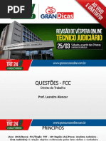 Leandro Alencar - TRT 24 (Técnico Judiciário)