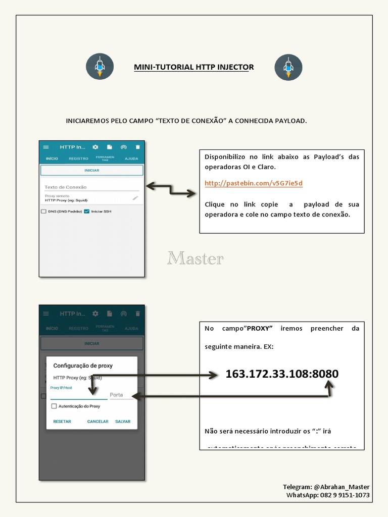 Tutorial de Configuração do HTTP Injector | PDF