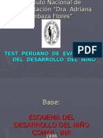 Test Peruano de Evaluacion Del Desarrollo Del Nino Copia Ppt