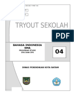 Soal Tryout Bahasa Indonesia