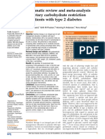 Systematic Review and Meta-Analysis of Dietary Carbohydrate Restriction in Patients With Type 2 Diabetes