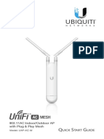 802.11AC Indoor/Outdoor AP With Plug & Play Mesh: Model: UAP-AC-M