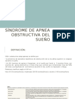 Síndrome de Apnea Obstructiva Del Sueño