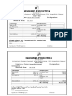 Payment Slip Template