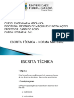 Aula Desenho - Escrita Técnica