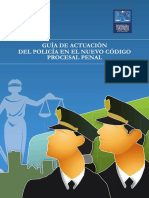 LA GUIA DE ACTUACIÓN DEL POLICIA EN EL NUEVO CÓDIGO PROCESAL PENAL