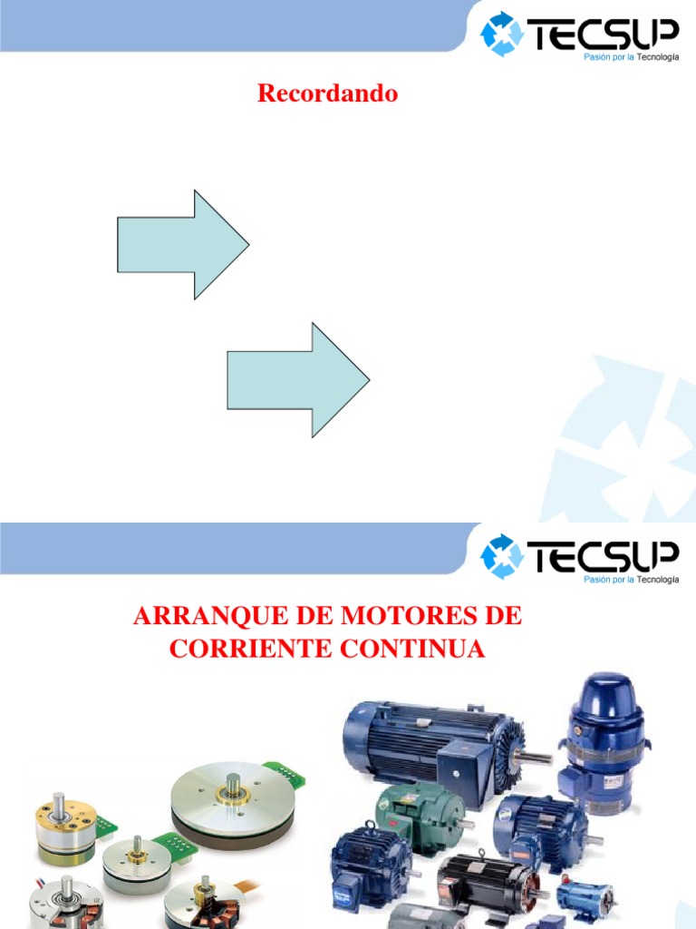 Arranque de Motores DC PDF | PDF | Corriente eléctrica | Electromagnetismo