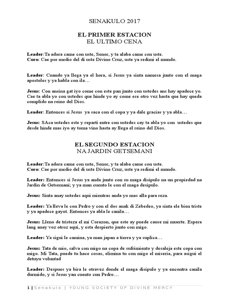 SENAKULO | PDF | Creencia religiosa y doctrina | Religión y creencia