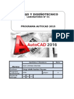 Laboratorio de Autocad