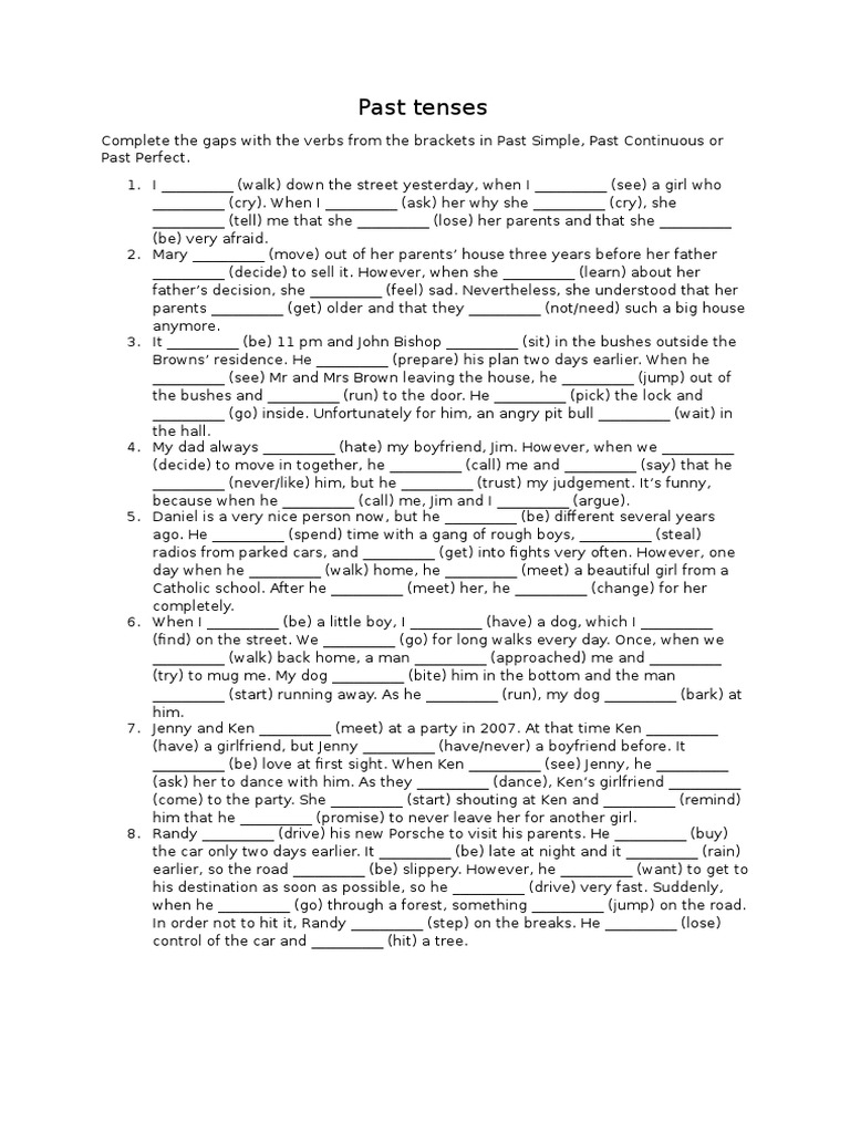 Narrative exercises pdf image