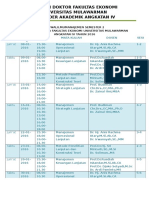 1Jadwal Manajemen Semester 2 Angkatan IV Tahun 2016