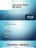 Materi 1 Mengenal Antar Muka Microsoft Word