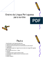 Ensino Da Língua Portuguesa Para Surdos