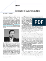 The Anthropology of Astronautics: Exploring the Philosophy and Implications of Space Travel