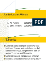 Laktanida Dan Aktinida