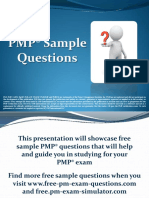 PMP Exam Sample Questions Set 1 PDF