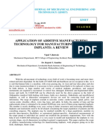 Application of Additive Manufacturing Technology For Manufacturing Medical Implants A Review PDF