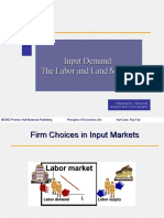 Input Demand: The Labor and Land Markets