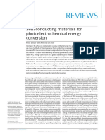 Semiconducting Materials For Photoelectrochemical Energy Conversion