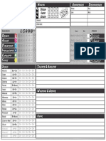 AA Character Sheet Form Fillable PDF