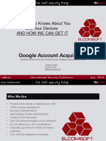 What Google Knows About You and Your Devices and HOW WE CAN GET IT by Vladimir Katalov