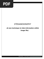 Steganography ProjectReport