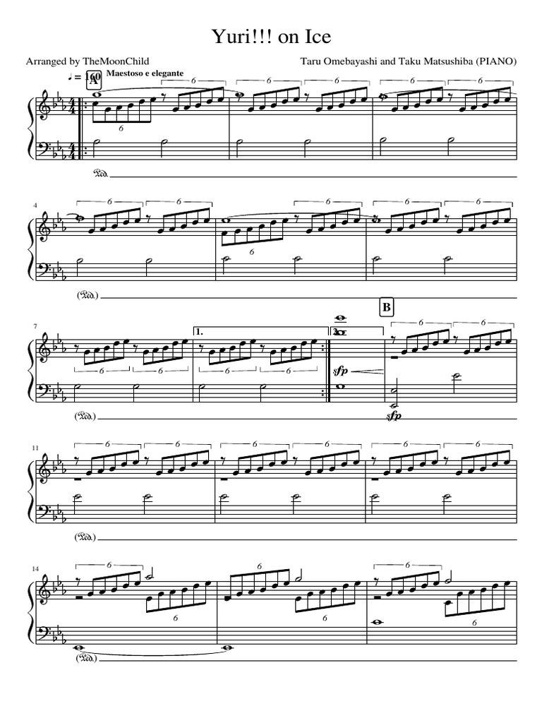 Yuri On Ice Soundtrack Piano