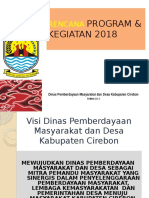Progran Kerja DPMD 2018