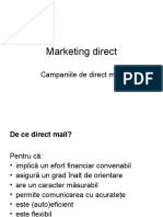 Marketing Direct - Campaniile de Direct Mail