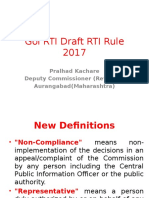 Goi Rti Draft Rti Rule 2017