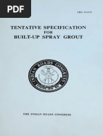 IRC 047.1972 Builtup SPray Grout