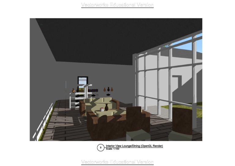 9 - Interior View Lounge-Dining Opengl Render | PDF