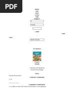 Week DAY Date Class Time Subject: Choose An Item