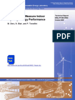 Procedure To Measure Indoor Lighting Energy Performance: M. Deru, N. Blair, and P. Torcellini
