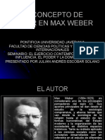 El Concepto de Poder en Max Weber[1]