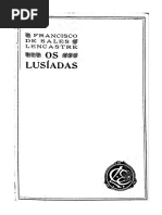 Os Lusíadas Comentário de Francisco de Sales Lencastre Volume 2- EDIÇÃO ANOTADA - de 1927