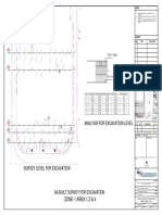 ZONE-1 AREA 1,3 & 4: Analysis For Excavation Level