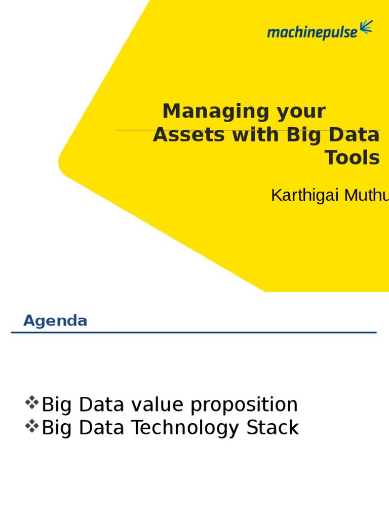 Managing Your Assets With Big Data Tools | PDF | Internet Of Things ...