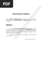 Modelo de Certificado de Trabajo [TodoDocumentos.info]
